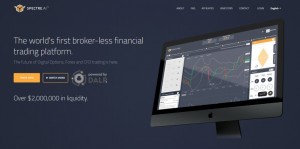 Spectre.ai - The world's first broker-less financial trading platform