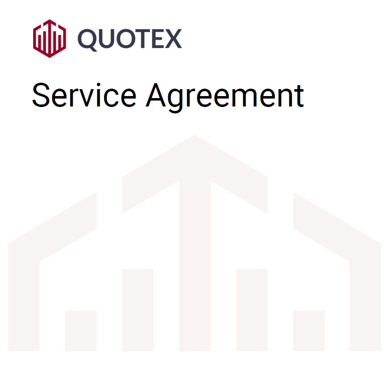 QUOTEX SERVICE AGREEMENT